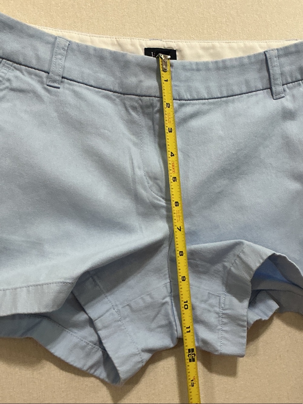 J. Crew Pale Blue Cotton Chino Bermuda Shorts - Picture 5 of 7